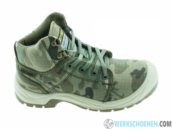 Afbeelding van Hoge ademende werkschoen Safety Jogger Desert Multi S1P SRC - Kleur groen