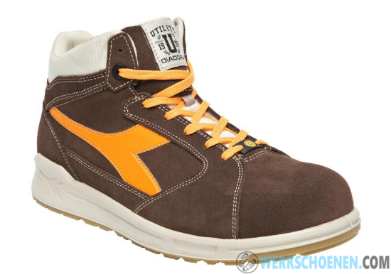 Afbeelding van Sport werkschoenen Diadora D-Jump Hi Black Coffee S3 SRC ESD