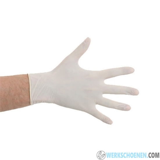 Latex Handschoenen Gepoederd Wit 