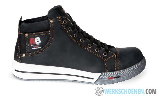 Afbeelding van Sportieve Hoge Sneaker Werkschoenen Redbrick Gold S3