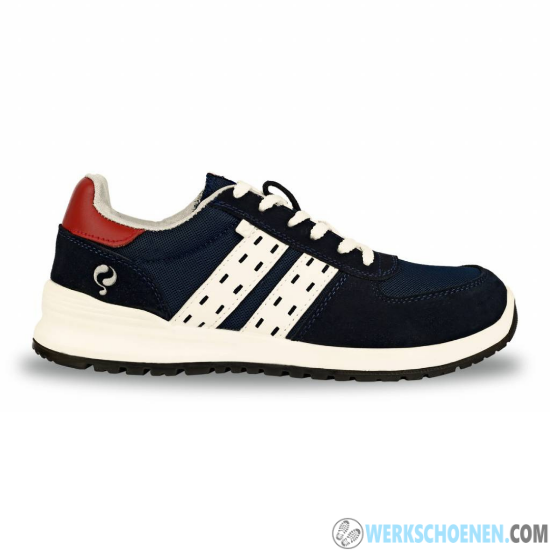 Afbeelding van Flexibele werksneaker Quick Sprint S1P Navy met PU/PU loopzool (extra grip)