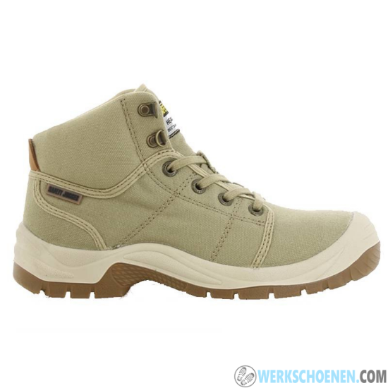 Afbeelding van Hoge Ademende Werkschoenen Safety Jogger Desert Kaki S1P