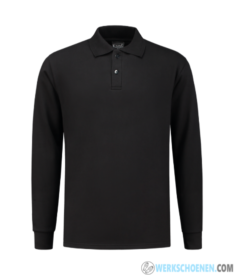 Afbeelding van Luxe Comfortabele Zwarte Polosweater Workman