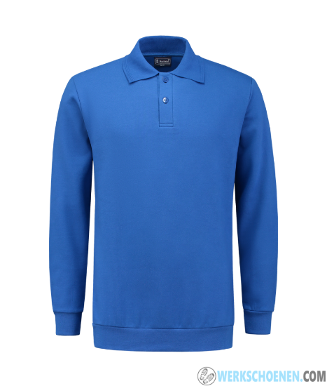 Afbeelding van Luxe Sterke Blauw Polo Werksweater Workman