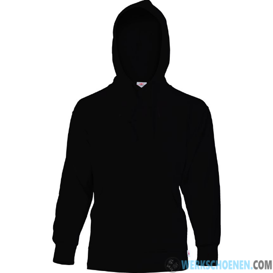 Afbeelding van Hooded Werksweater Uniwear Zwart