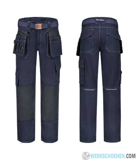 Afbeelding van Luxe Sterke Cargo Werkbroek Heren Workman Navy