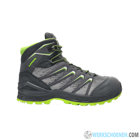 Afbeelding van Waterdichte Lowa Larrox Work GTX Grey Mid S3 SRC met slijtvaste TPU overneus