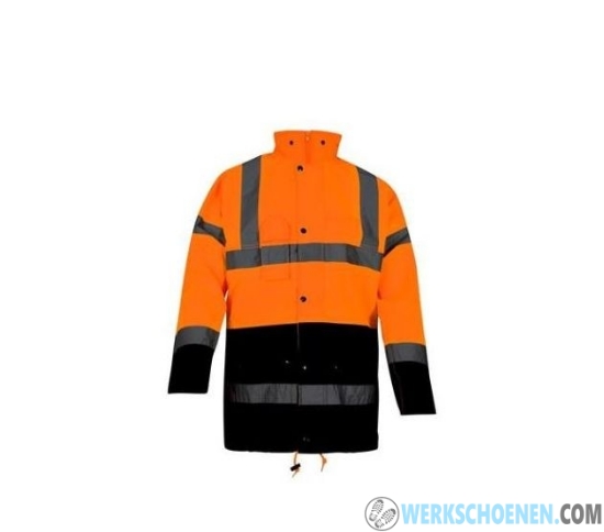 Afbeelding van Werkjas Parka M-wear 4-in-1 0981 Oranje/Blauw