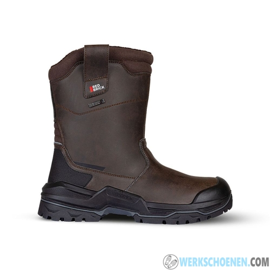 Afbeelding van Ultieme Veiligheid Werklaarzen S7S Redbrick Boot Laarzen Wollen Binnenvoering - Bruin (Waterdicht)