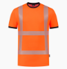 Afbeelding van Hoge zichtbaarheid T-shirt RWS Revisible met Polygiene StayFresh (langdurige frisheid) – Kleur Fluor Oranje