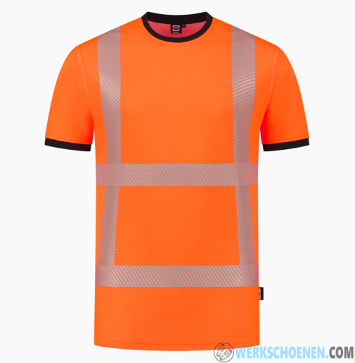 Afbeelding van Hoge zichtbaarheid T-shirt RWS Revisible met Polygiene StayFresh (langdurige frisheid) – Kleur Fluor Oranje