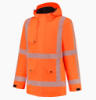 Afbeelding van Waterdichte Tricorp RWS Parka Revisible met scheurbestendige striping - Kleur Fluor Oranje