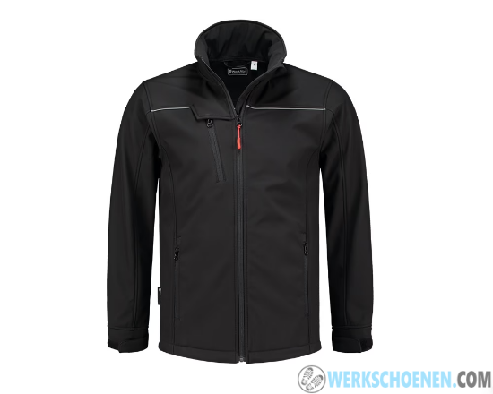 Afbeelding van Waterafstotende softshell werkjas Workman - Kleur Zwart