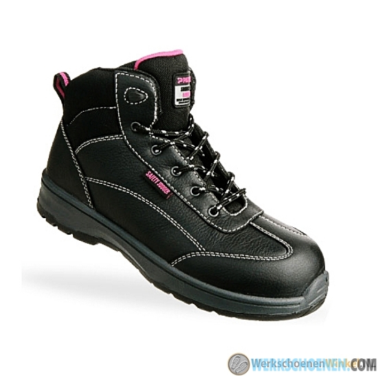 Afbeelding van Sportieve dameswerkschoen Safety Jogger Bestlady hoog S3 met ademend volnerfleder (antislip)