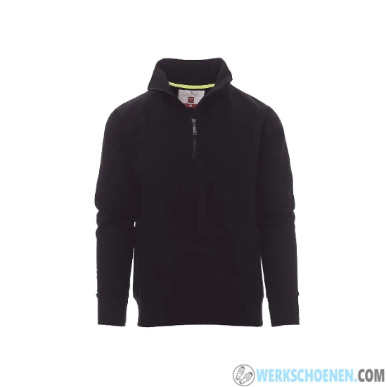 Afbeelding van Payper 0001 Miami+ Zipsweater Zwart representatieve werkkleding