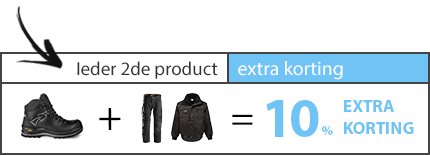 tweede product 10% korting